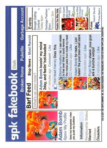 GARBAGE PAIL KIDS 2011 FLASHBACK SERIES 2 PICK-A-CARD YELLOW BASE STICKERS TOPPS - Picture 3 of 321
