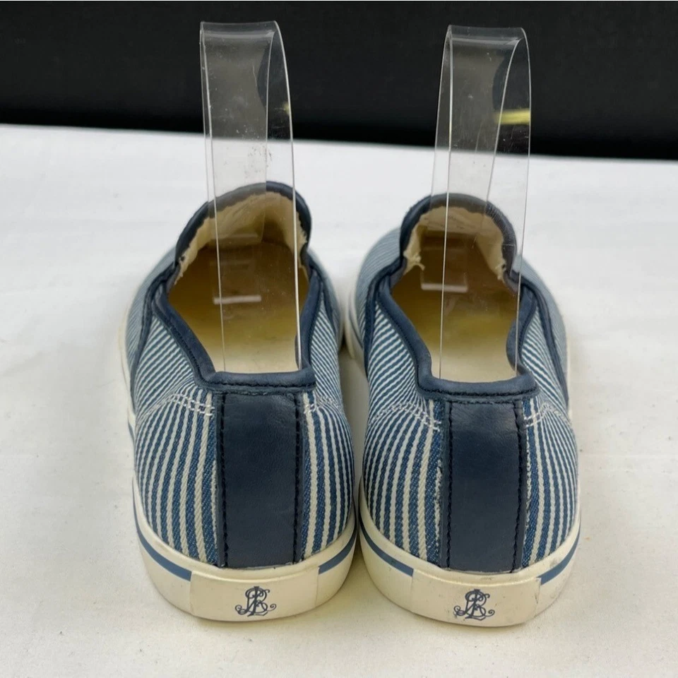 Zapatos/zapatillas Ralph Lauren para mujer azules/blancos talla 7B SKU 4627 Foto 2 de 4