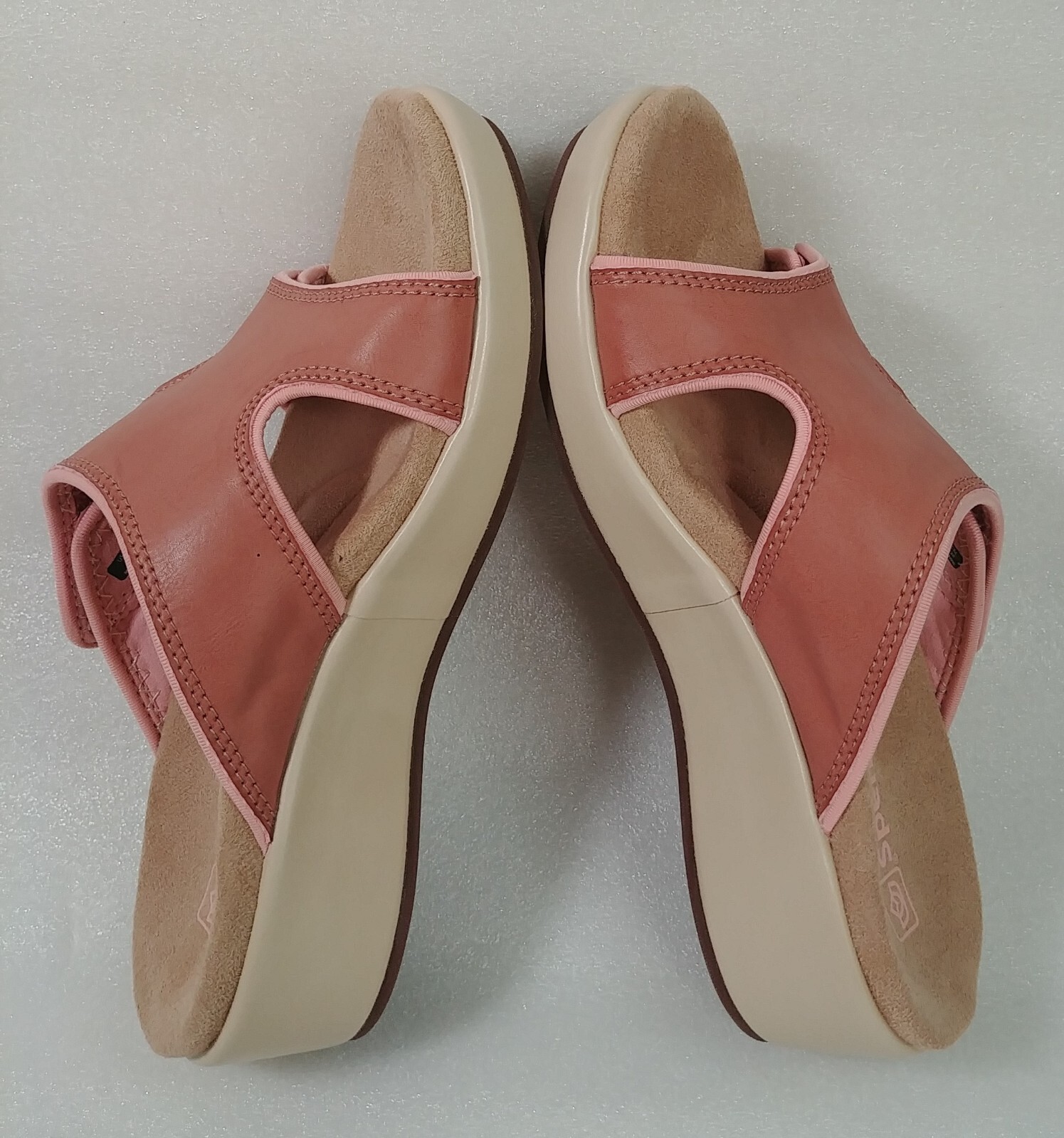 Spenco Pink Wedge Sandals Slides Kholo Karla Orthopedic Comfort Womens Size 6 eBay
