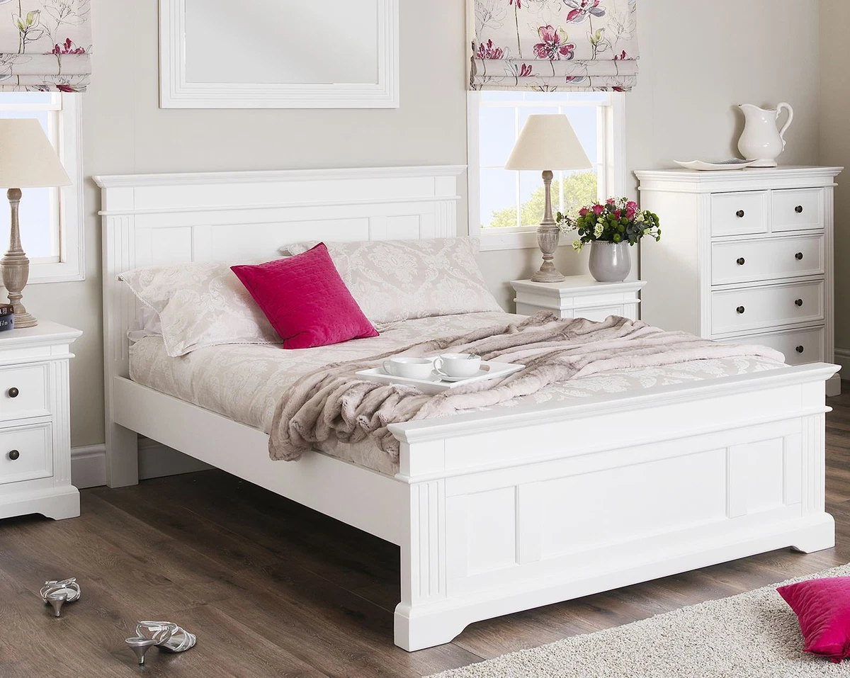 White king platform bed online