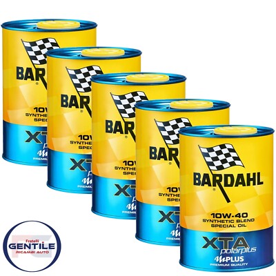 Bardahl XTA Polar Plus 10W40 Engine Oil Car ACEA A3-B4 100% Synthetic 5 Liters