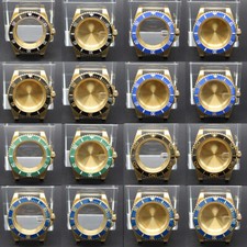 40mm Men's Watch Cases Multicolor Ceramic Bezel Fit Nh35 36 Miyota 8215 Movement