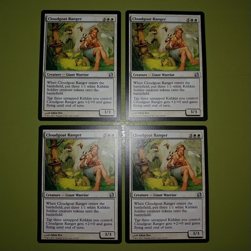 Cloudgoat Ranger X4 Modern Masters 4x Playset Magic The Gathering MTG 