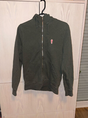 Revolution Zipper Hoodie Grün XS Fit | Bio-Baumwolle | Top Zustand Unisex