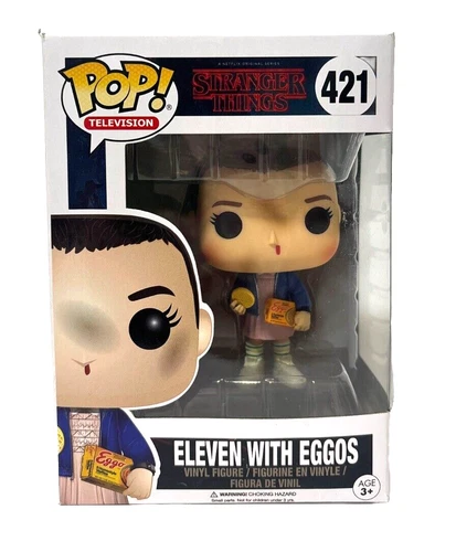 Eleven with Eggos Stranger Things 421 Funko Pop Vinyl Figure New!
