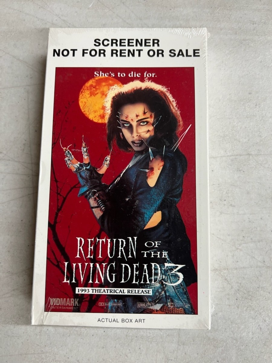 Return of the Living Dead 3 (1995 VHS) BRAND NEW SCREENER | eBay