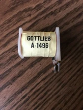 Gottlieb Original Pinball Machine Coil  A-1496 with Diode  (NEW)  FREE SHIPPING