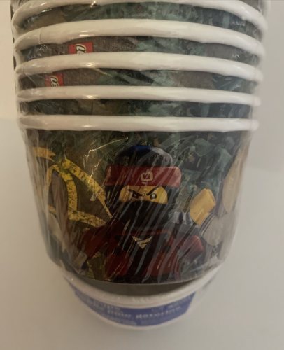 Lego Ninjago Movie Birthday Party Supplies 16 Treat Cups 9.5 oz Party Favor - Picture 8 of 11