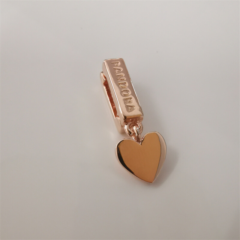 Heart Clip Pandora Rose Clip Charm Pavé Heart Clip Charm
