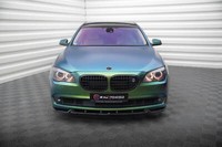 Cup Front Ansatz V.2 FüR Bmw 7Er F01 Schwarz Spoilerlippe Schwert Spoiler