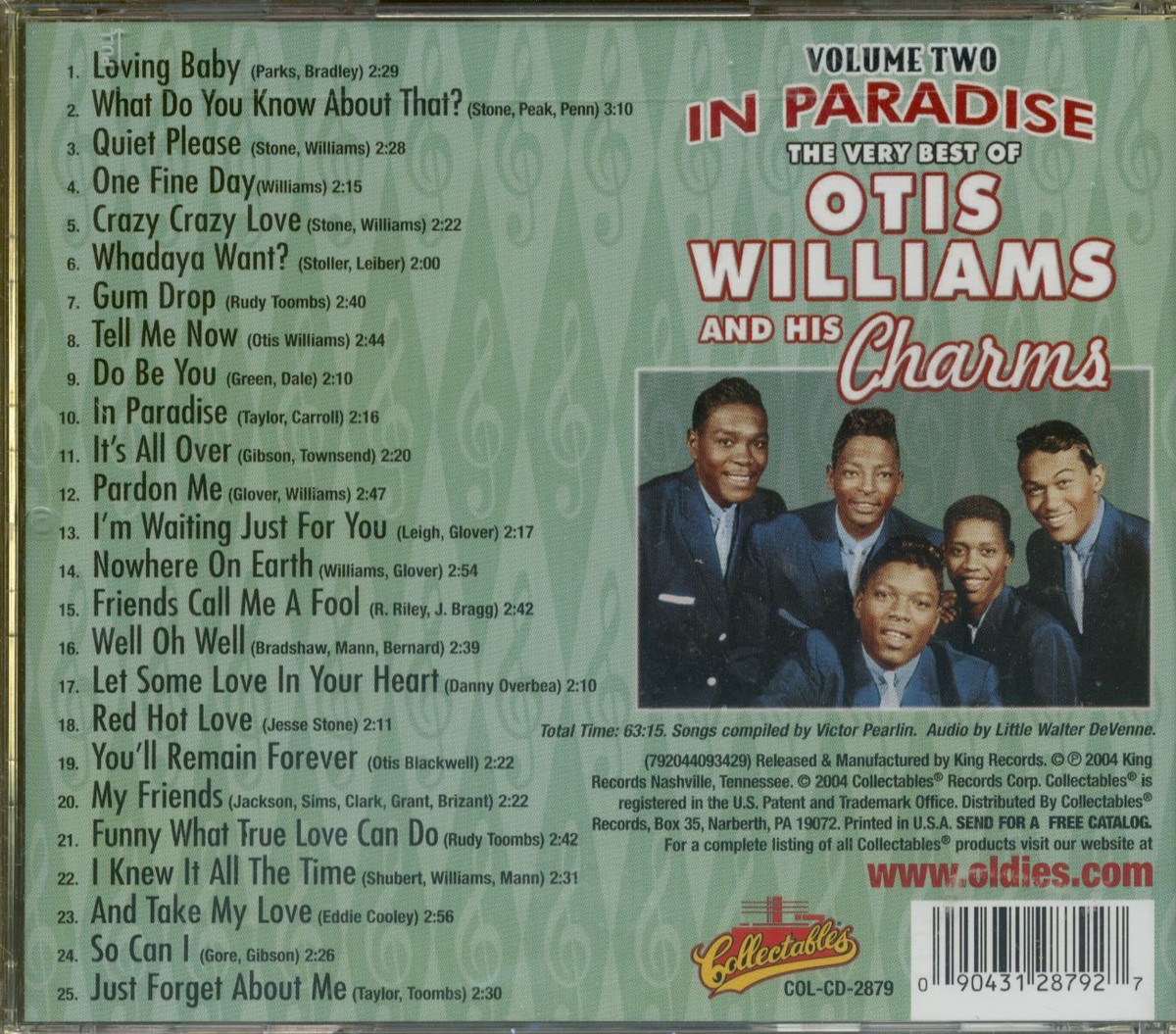 Otis Williams - The Very Best of Otis Williams and His