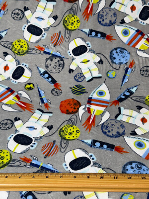 Shannon ''Space Cadet'' MINKY CUDDLE Smooth/Sew/Quilt/Craft Fabric BTY