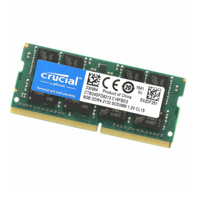 DDR4 16GB　8枚セット④ New Crucial 16GB (2X8GB) DDR4 2133MHz PC4-17000 SODIMM Memory Ram