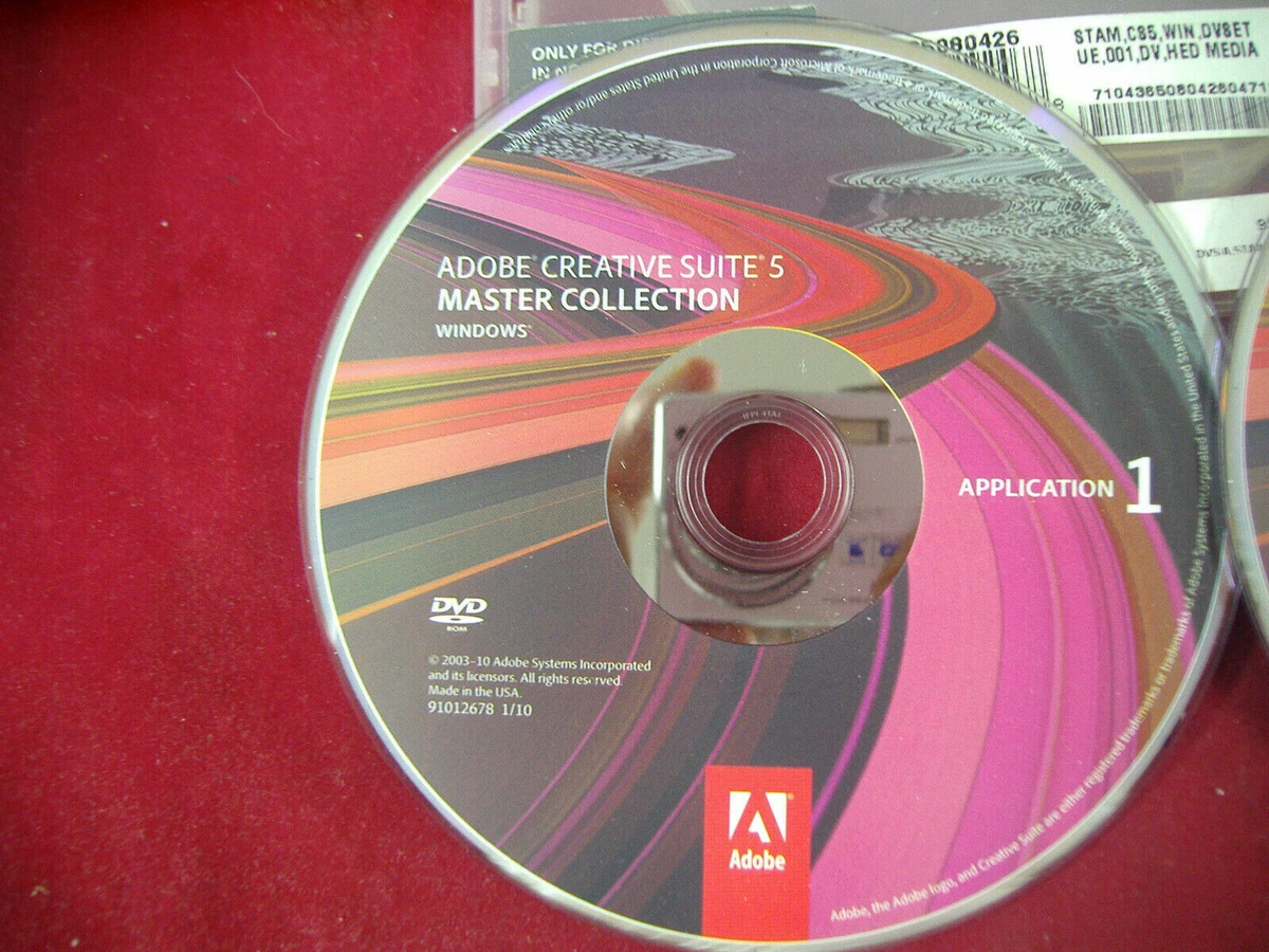 Adobe Creative Suite 5 CS5 Master Collection For Windows Full DVD Version