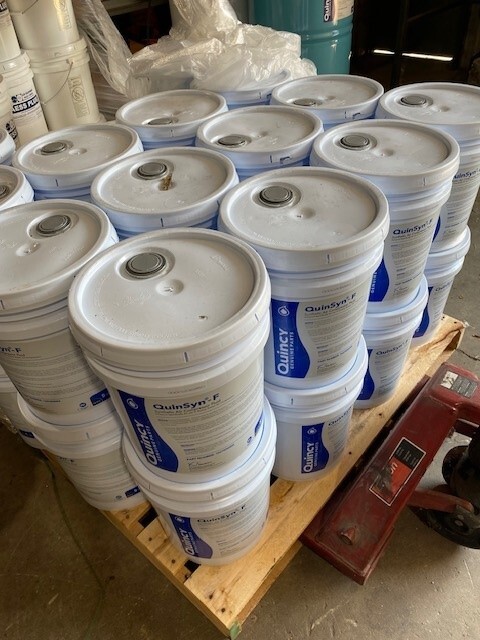 OEM QUINCY COMPRESSOR FOOD GRADE OIL 5 GAL PAIL 1627456002