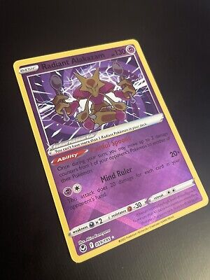 Pokemon TCG Silver Tempest Radiant Alakazam 59/195