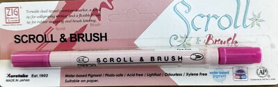 ZIG Memory System Writer Dual-Tip Marker- Pure Pink
