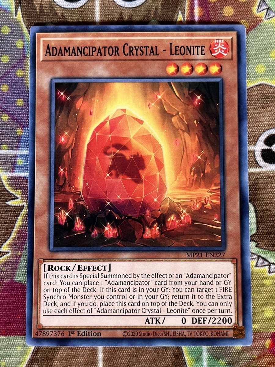 yugioh adamancipator cards DI02-AE029 Risen All cards will be carefully packed for safe transit Adamancipator Risen - Raptite