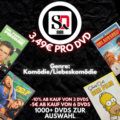 DVD Filme für nur 3,49  - Rabatte ab Kauf von 2 DVDs - Auswahl aus 1000+ Filmen 
