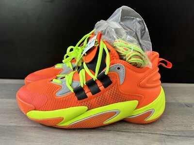 Adidas Mens BYW Select Orange Proceed With Caution IF6017 Shoes - Size 6