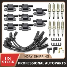 8 Uf743 Ignition Coilspark Plugwire For Gmc Sierra Chevy Silverado 1500 5.3l 8 Uf743 Ignition Coilspark Plugwire For Gmc Sierra Chevy Silverado 1500 5.3l