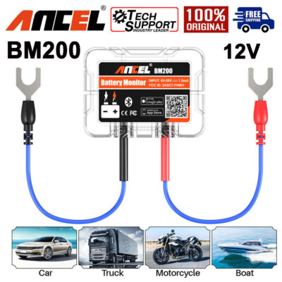 ANCEL 12V Mobile Portable BM200 Car Battery Tester Bluetooth Fit For IOS Android