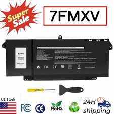 7FMXV Battery For Dell Latitude 5320 7320 7420 7520 9JM71 1PP63 TN2GY 63Wh
