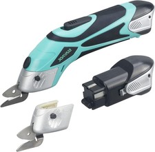 Cordless Electric Scissors for Cutting Fabric, Cardboard, Box Cutter, Carpet. Po