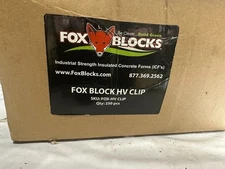 FoxBlocks Horizontal / Vertical Clips FOX-HV-CLIP Partial Case ~150 Clips