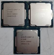 LOT OF 3 Intel Core i3-9100 3.60GHz 9TH GEN LGA 1151 Quad Core SRCZV Processors