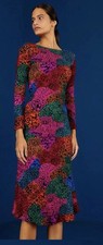 FARM Rio Rainbow Mix  Knit Midi Jersey Dress S