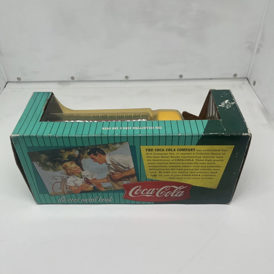 Camión Coca-Cola 1953 banco de metal fundido a presión vintage 1995 nuevo Foto 3 de 4
