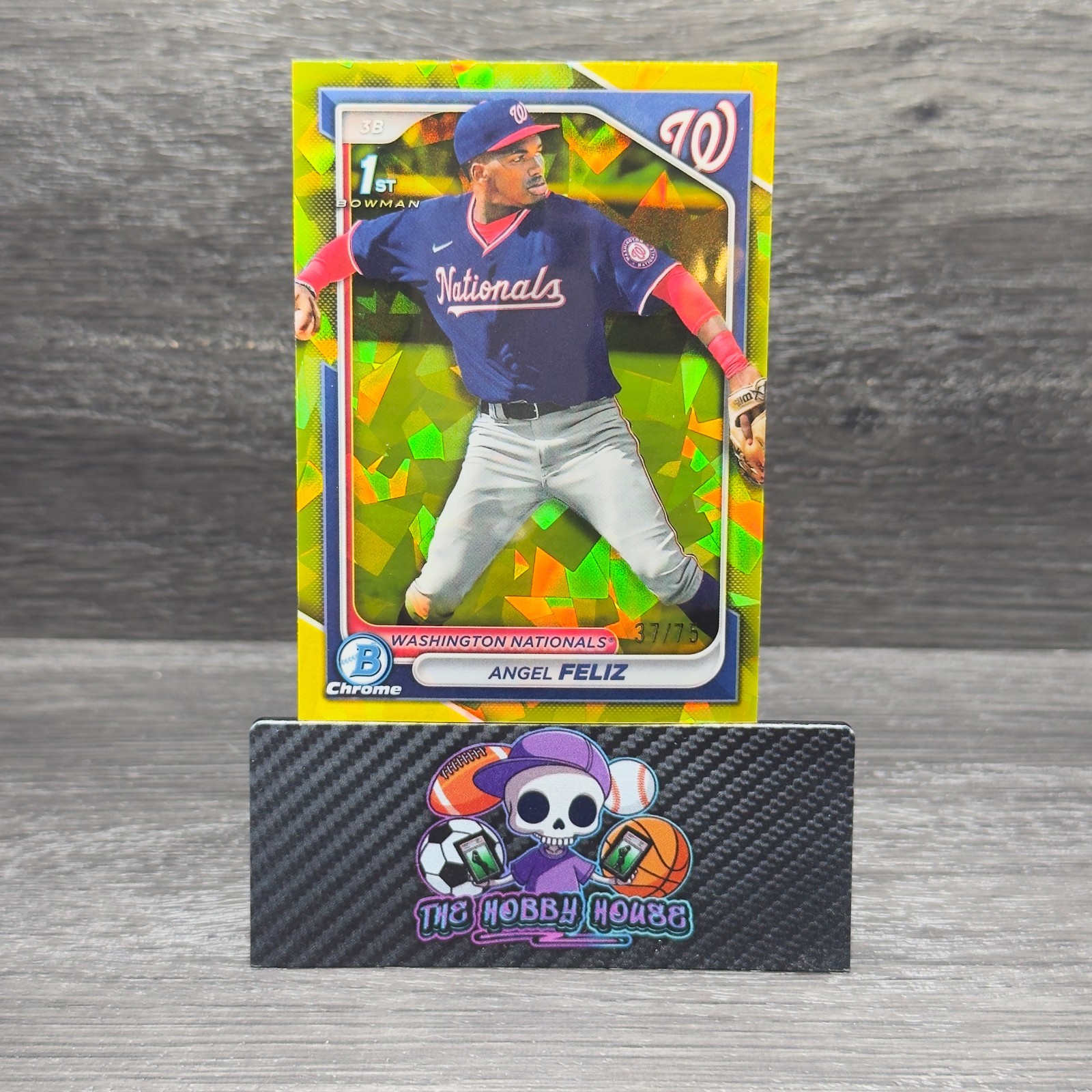 2024 Bowman Chrome Sapphire Edition - Prospects Angel Feliz #BCP-198 Yellow /75