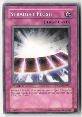 Yugioh - Straight Flush CDIP-EN050 1st Edition - Cyberdark Impact