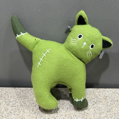 Target Bullseye Playground Halloween Frankenstein CAT Plush Figural 7  2023 EUC