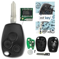 Funk SchlüSsel 434MHZ FüR Renault Clio II 3 Kangoo I Twngo I II Trafic Master II