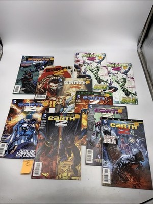 Earth 2 DC Comics 1st Val-Zod Lot Of 10 Reader Superhero