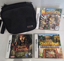 Nintendo 2Ds console case with x3 Boxed Ds Games Bundle Great Condition & Value