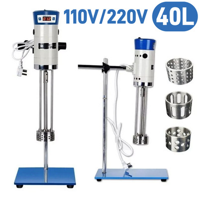 40L JRJ300-SH Lab Digital High Speed Shear Emulsification Homogenizer Mixer New