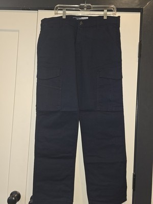 Carhartt Relaxed Straight Rigby Cargo Pant - Navy Dark Blue (NWT) 34x32
