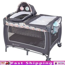 Lil Snooze Deluxe Nursery Center Playard W/ Bassinet Changing Table  Travel Bag