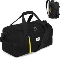 Large Gym Bag 40L Sports Fitness Duffle Backpack Shoe Compartment Wet Pocket