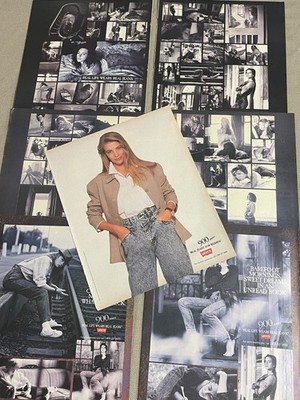 Levi's 900 Series Jeans for Women Magazine Advertisement 7 pages Ad 1989-90
