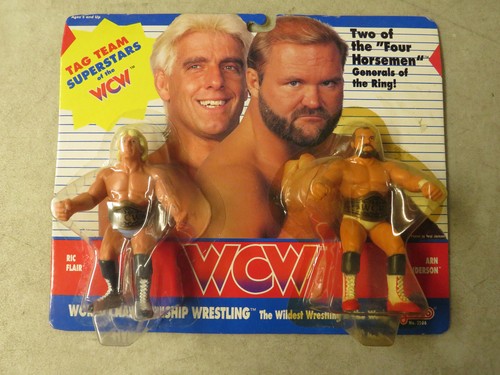 1990 WCW Tag Team Ric Flair & Arn Anderson 5 Figur...