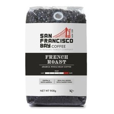 San Francisco Bay Coffee - Dark Roast Whole Bean - French 2 lb...