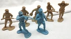 1965 Battleground Europe Marx Playset Allied Troops Figures