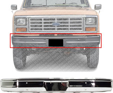 The Benefits of Front Bumper Replacements Front Bumper Chrome Steel without Impact Strip Holes Direct Replacement Compatib
