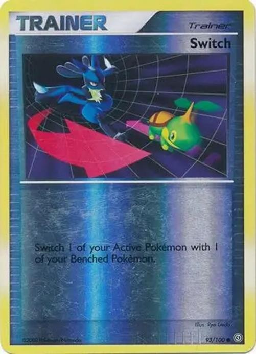 Switch - 93/100 - Pokemon Stormfront Reverse Holo Rare NM
