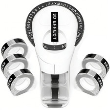 Compatible DYMO Embossing Label Maker with 5 ...
