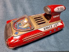 Bandai Space Jet Vehicle X-001 Japan Battery Operated - Incomplete